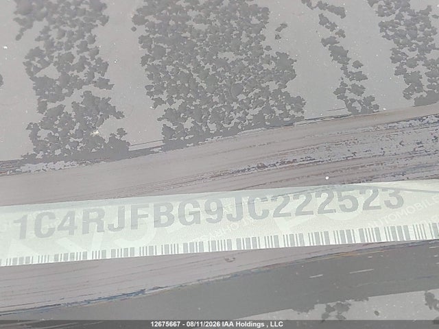 1C4RJFBG9JC222523 Jeep Grand Cherokee Limited