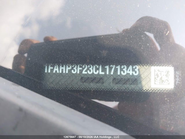 2012 Ford Focus Se მანქანა იყიდება აუქციონზე, vin: 1FAHP3F23CL171343, აუქციონის ნომერი: 12675687
