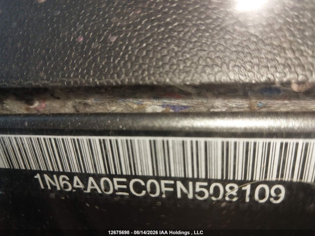 12675698 :رقم المزاد ، 1N6AA0EC0FN508109 vin ، 2015 Nissan Titan مزاد بيع