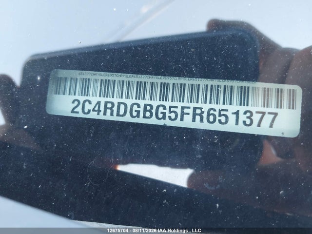 Dodge Grand Caravan Se/sxt 2015 2C4RDGBG5FR651377 Image 18