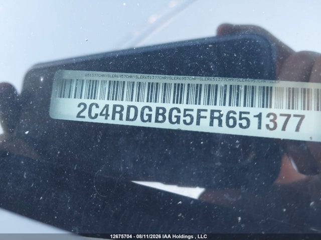Dodge Grand Caravan Se/sxt 2015 2C4RDGBG5FR651377 Image 19