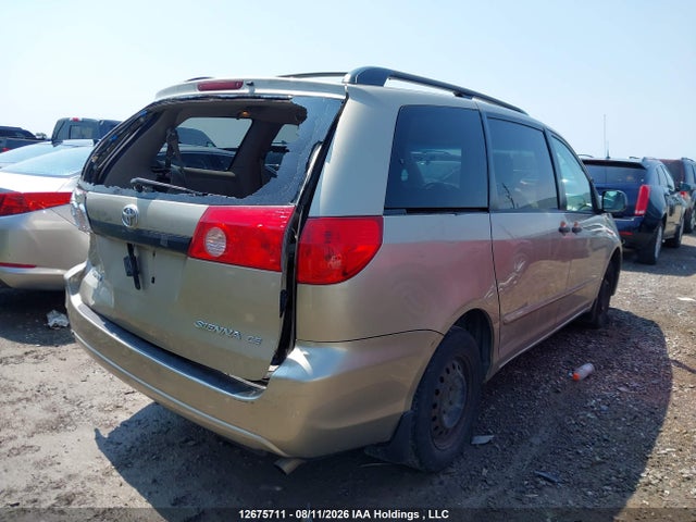 2008 Toyota Sienna Ce მანქანა იყიდება აუქციონზე, vin: 5TDZK29C18S139007, აუქციონის ნომერი: 12675711