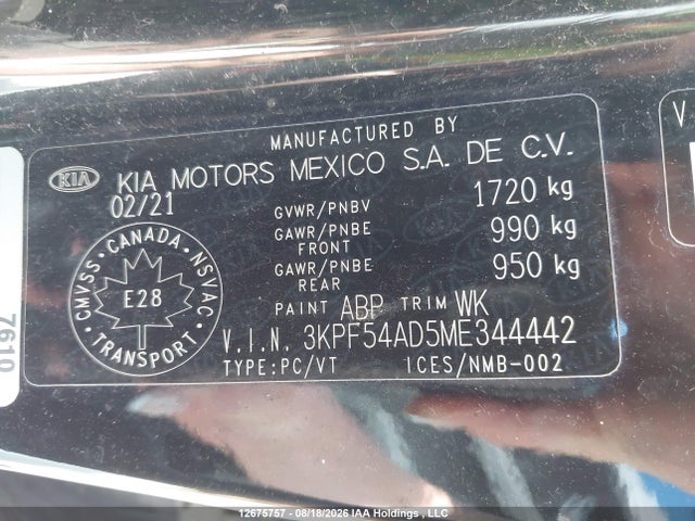 KIA Forte 2021 3KPF54AD5ME344442 Image 9