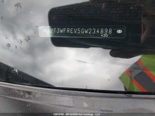 2T3WFREV5GW234898 Toyota Rav4 Xle