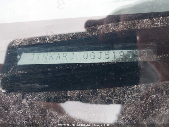 JTNKARJE0GJ519599 Toyota SCION IM