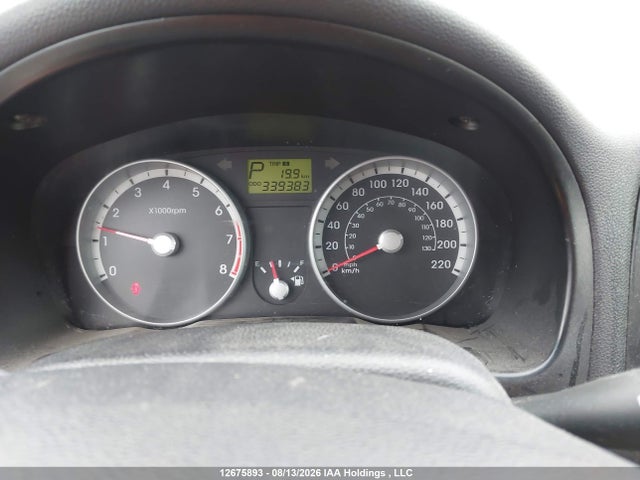 2009 Hyundai Accent Gl/gl Sport/l მანქანა იყიდება აუქციონზე, vin: KMHCN35C29U137655, აუქციონის ნომერი: 12675893