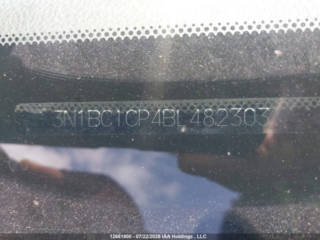 12661800 :رقم المزاد ، 3N1BC1CP4BL482303 vin ، 2011 Nissan Versa S/sl مزاد بيع