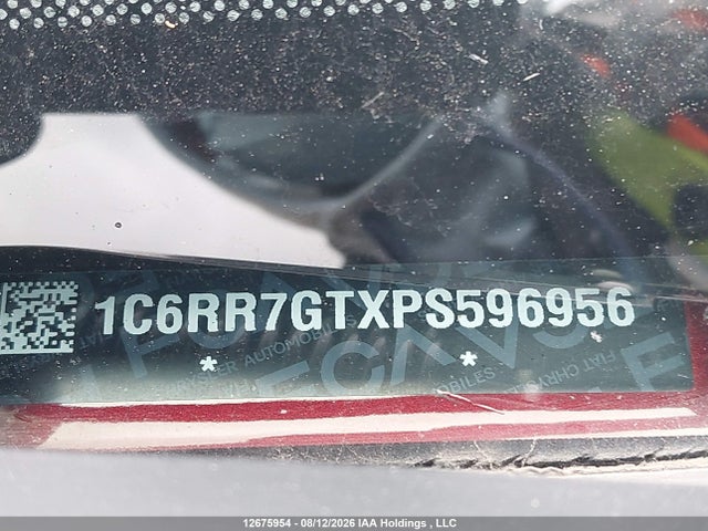 Aukcja sprzedaży 2023 Ram 1500 Classic Slt, vin: 1C6RR7GTXPS596956, numer aukcji: 12675954
