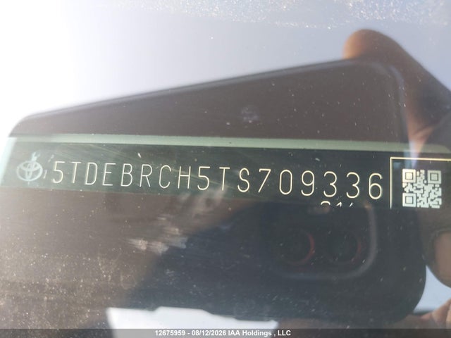 5TDEBRCH5TS709336 Toyota Highlander Hybrid Limited/hybrid Platinum