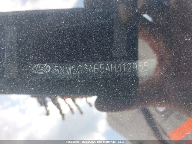 Aukcja sprzedaży 2010 Hyundai Santa Fe Gls, vin: 5NMSG3AB5AH412955, numer aukcji: 12675969