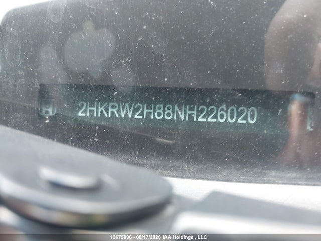 2HKRW2H88NH226020 Honda Cr-v Ex-l