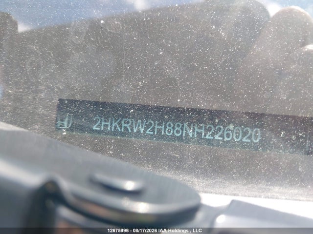 2HKRW2H88NH226020 Honda Cr-v Ex-l