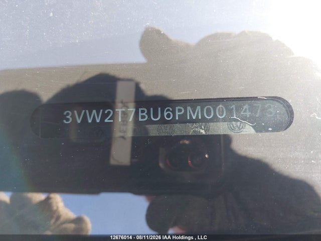 12676014 :رقم المزاد ، 3VW2T7BU6PM001473 vin ، 2023 Volkswagen Jetta Gli Autobahn مزاد بيع