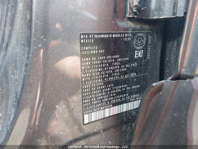 Volkswagen Taos 2026 3VVVC7B2XTM035328 Image 9
