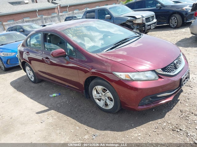 12676042 :رقم المزاد ، 2HGFB2F44FH056443 vin ، 2015 Honda Civic Lx مزاد بيع