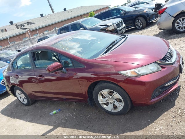 12676042 :رقم المزاد ، 2HGFB2F44FH056443 vin ، 2015 Honda Civic Lx مزاد بيع