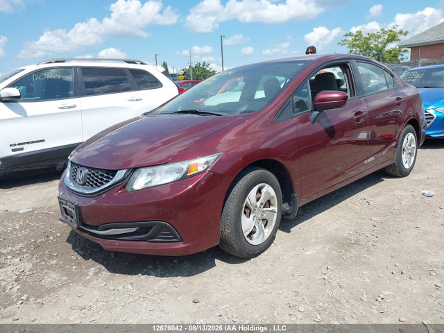 12676042 :رقم المزاد ، 2HGFB2F44FH056443 vin ، 2015 Honda Civic Lx مزاد بيع
