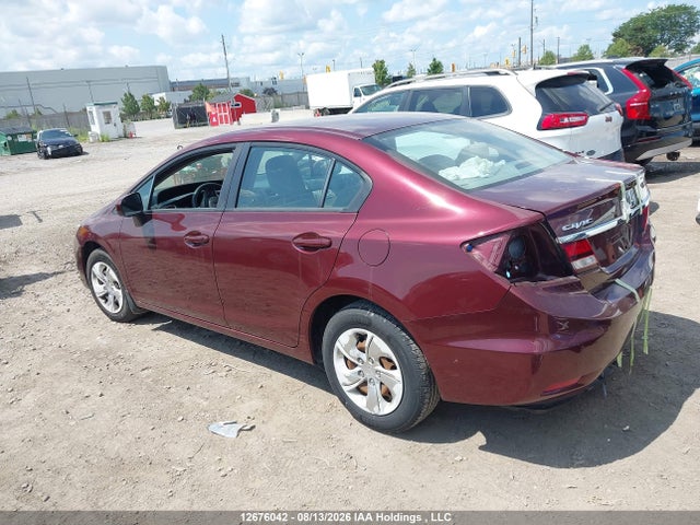 12676042 :رقم المزاد ، 2HGFB2F44FH056443 vin ، 2015 Honda Civic Lx مزاد بيع