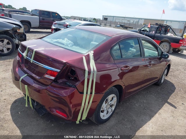 12676042 :رقم المزاد ، 2HGFB2F44FH056443 vin ، 2015 Honda Civic Lx مزاد بيع