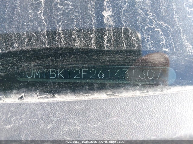 Aukcja sprzedaży 2006 Mazda Mazda3 Gs/gx, vin: JM1BK12F261431307, numer aukcji: 12676053