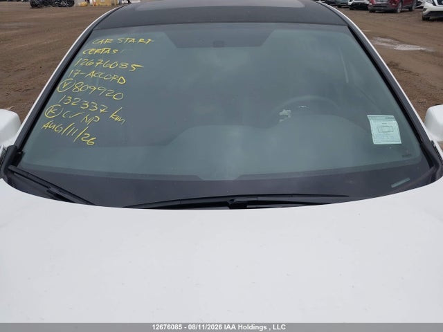 12676085 :رقم المزاد ، 1HGCR2E56HA809920 vin ، 2017 Honda Accord Sport مزاد بيع