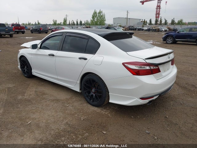 12676085 :رقم المزاد ، 1HGCR2E56HA809920 vin ، 2017 Honda Accord Sport مزاد بيع