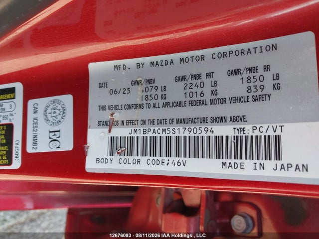 Mazda 3 Preferred 2025 JM1BPACM5S1790594 Image 9