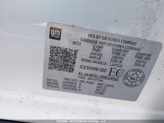 Buick ENCORE GX 2024 KL4AMESL1RB019584 Image 20