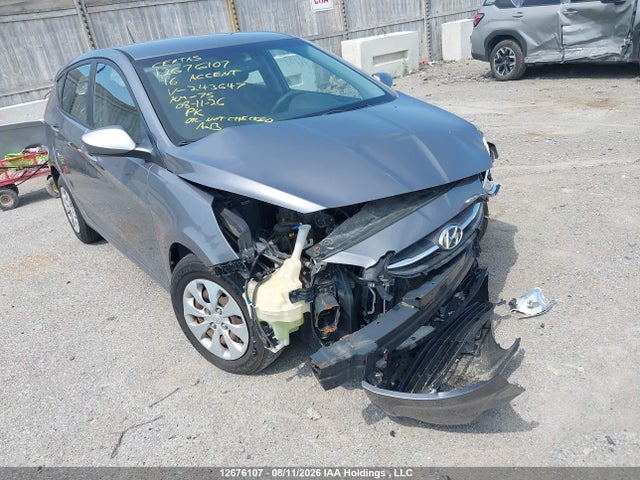 Продаж на аукціоні авто 2016 Hyundai Accent Se, vin: KMHCT5AEXGU243647, номер лоту: 12676107