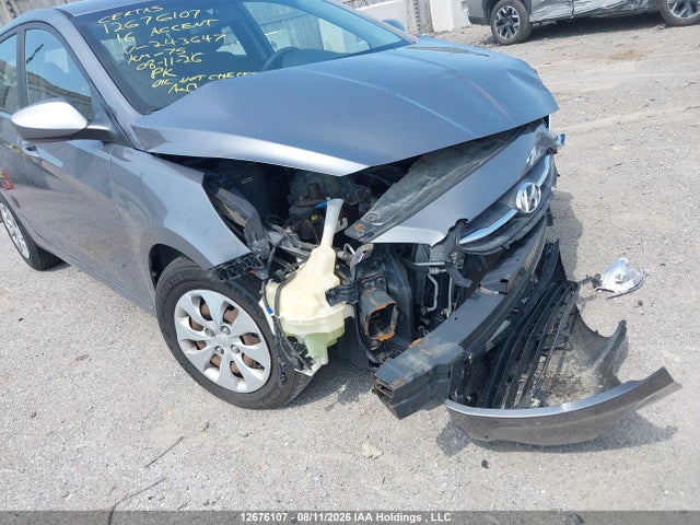 12676107 :رقم المزاد ، KMHCT5AEXGU243647 vin ، 2016 Hyundai Accent Se مزاد بيع