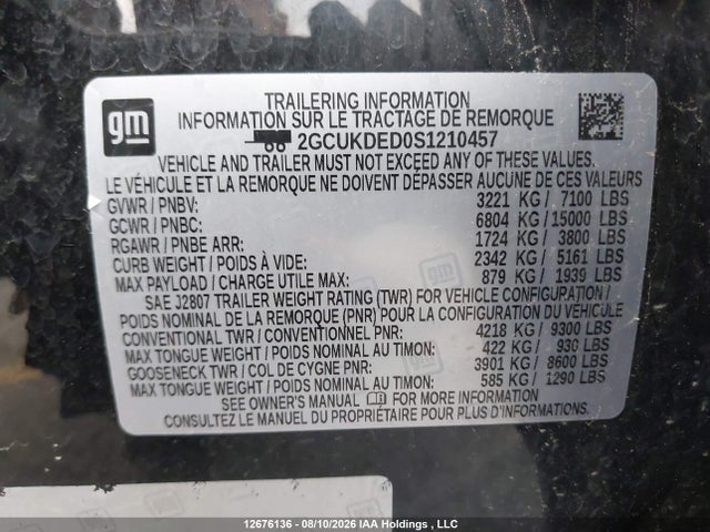 Chevrolet Silverado K1500 Lt 2025 2GCUKDED0S1210457 Image 18