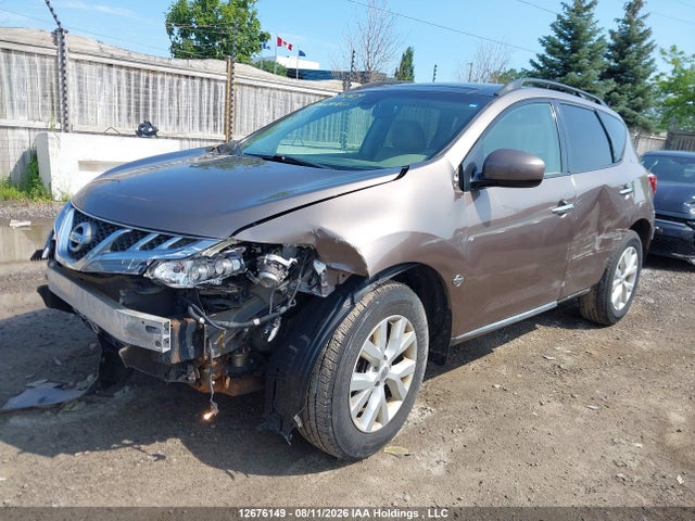 2013 Nissan Murano Le/s/sl/sv მანქანა იყიდება აუქციონზე, vin: JN8AZ1MW4DW308388, აუქციონის ნომერი: 12676149
