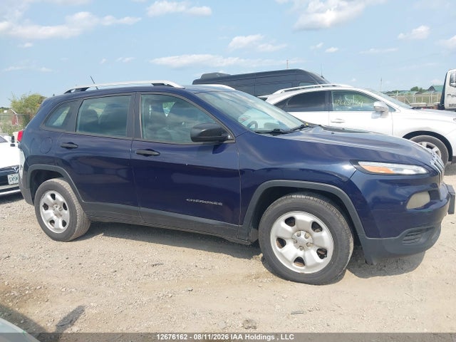 2016 Jeep Cherokee Sport მანქანა იყიდება აუქციონზე, vin: 1C4PJLABXGW128377, აუქციონის ნომერი: 12676162