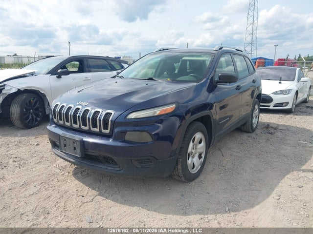 2016 Jeep Cherokee Sport მანქანა იყიდება აუქციონზე, vin: 1C4PJLABXGW128377, აუქციონის ნომერი: 12676162