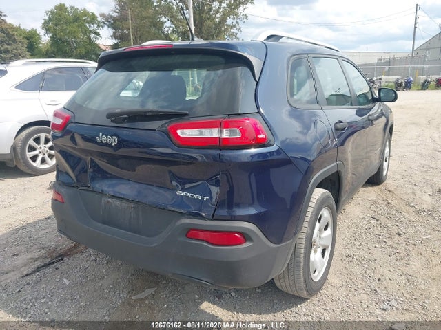 2016 Jeep Cherokee Sport მანქანა იყიდება აუქციონზე, vin: 1C4PJLABXGW128377, აუქციონის ნომერი: 12676162