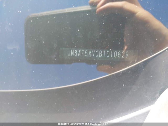 12676170 :رقم المزاد ، JN8AF5MV0BT010829 vin ، 2011 Nissan Juke مزاد بيع