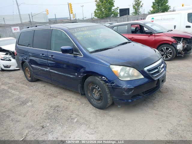12676189 :رقم المزاد ، 5FNRL38635B509968 vin ، 2005 Honda Odyssey Ex-l مزاد بيع