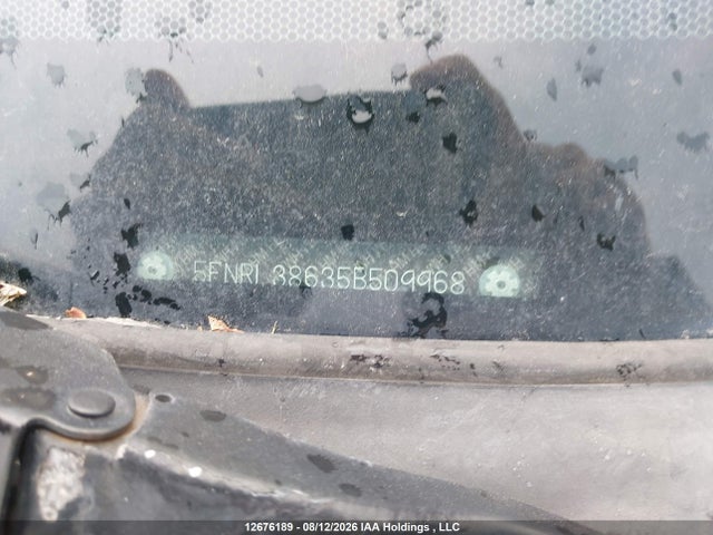 12676189 :رقم المزاد ، 5FNRL38635B509968 vin ، 2005 Honda Odyssey Ex-l مزاد بيع