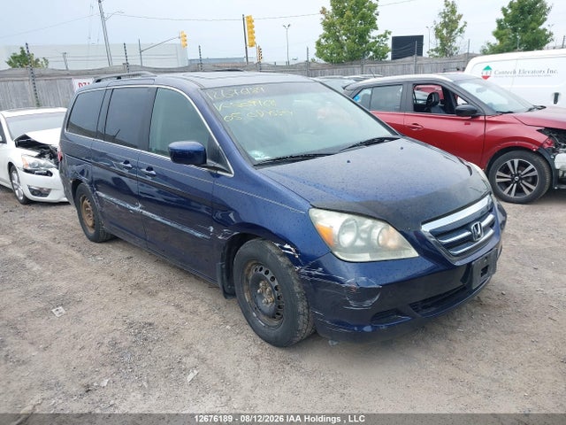 12676189 :رقم المزاد ، 5FNRL38635B509968 vin ، 2005 Honda Odyssey Ex-l مزاد بيع