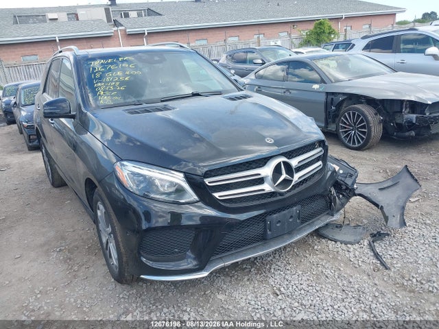 12676196 :رقم المزاد ، 4JGDA5GBXJB181256 vin ، 2018 Mercedes-benz Gle 400 4matic مزاد بيع