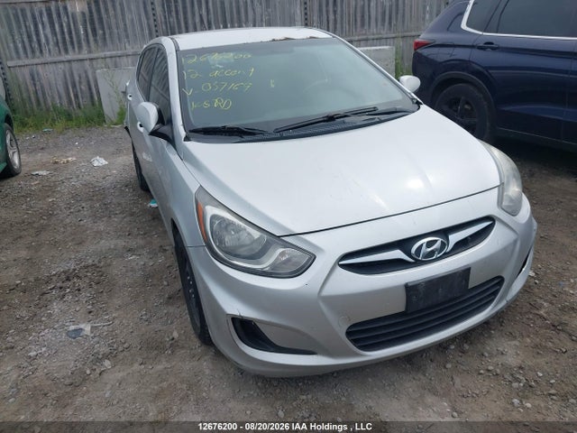 Aukcja sprzedaży 2012 Hyundai Accent Gls/gs, vin: KMHCT5AE8CU037169, numer aukcji: 12676200