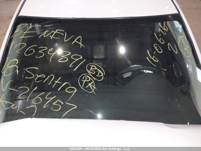 Продаж на аукціоні авто 2018 Nissan Sentra 1.8 S/1.8 Sv/1.8 Sv Midnight Edition, vin: 3N1AB7AP9JY216457, номер лоту: 12634391
