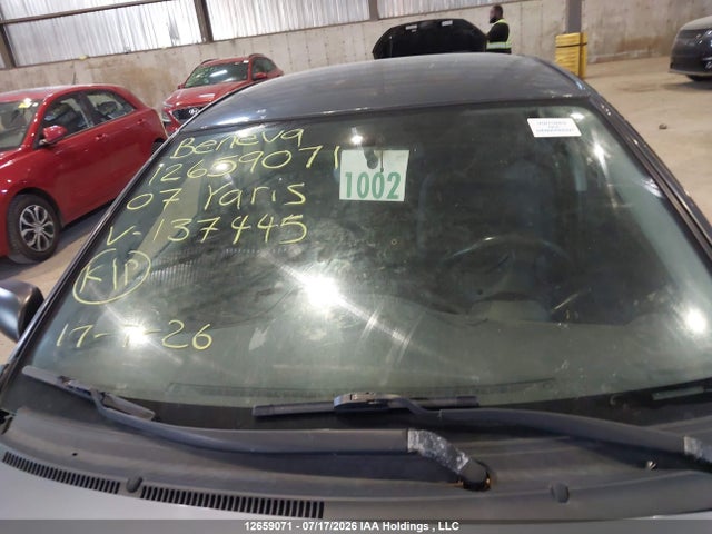 12659071 :رقم المزاد ، JTDBT923871137445 vin ، 2007 Toyota Yaris مزاد بيع
