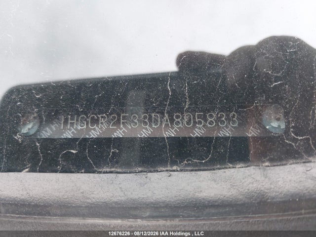 2013 Honda Accord მანქანა იყიდება აუქციონზე, vin: 1HGCR2F33DA805833, აუქციონის ნომერი: 12676226