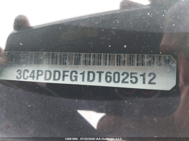 12661985 :رقم المزاد ، 3C4PDDFG1DT602512 vin ، 2013 Dodge Journey R/t مزاد بيع