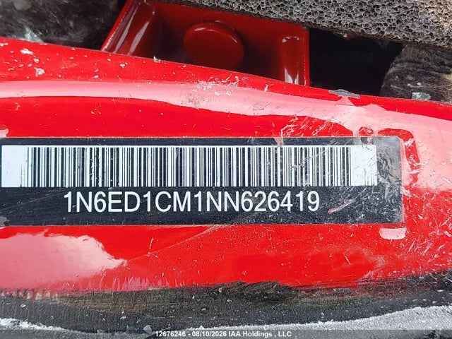2022 Nissan Frontier S/sv მანქანა იყიდება აუქციონზე, vin: 1N6ED1CM1NN626419, აუქციონის ნომერი: 12676246