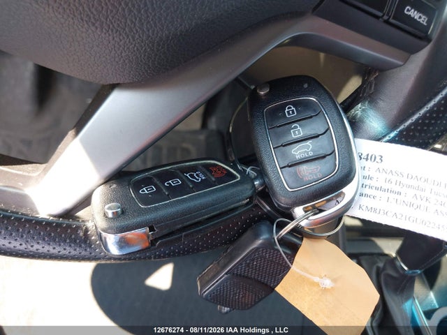 Продажа на аукционе авто 2016 Hyundai Tucson Premium 1.6, vin: KM8J3CA21GU022455, номер лота: 12676274