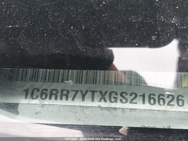 Aukcja sprzedaży 2016 Ram 1500 Rebel, vin: 1C6RR7YTXGS216626, numer aukcji: 12673049
