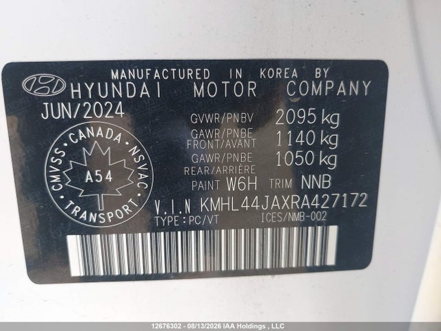 KMHL44JAXRA427172 Hyundai Sonata Preferred-trend