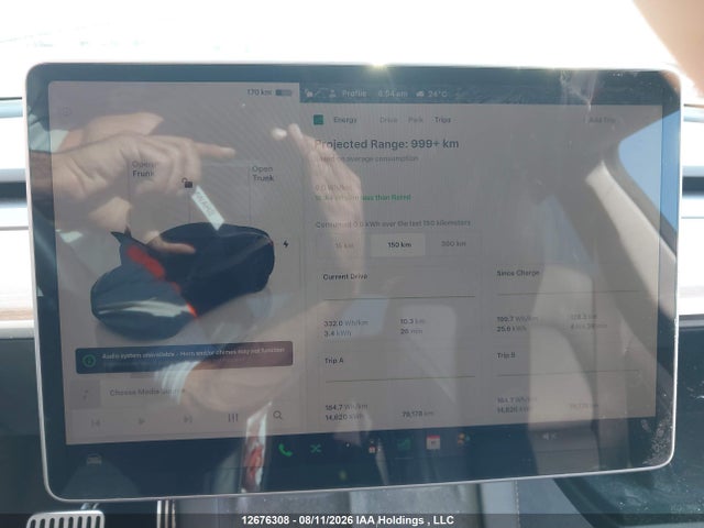 Auction sale of the 2024 Tesla Model Y Long Range, vin: 7SAYGDEE3RF989293, lot number: 12676308